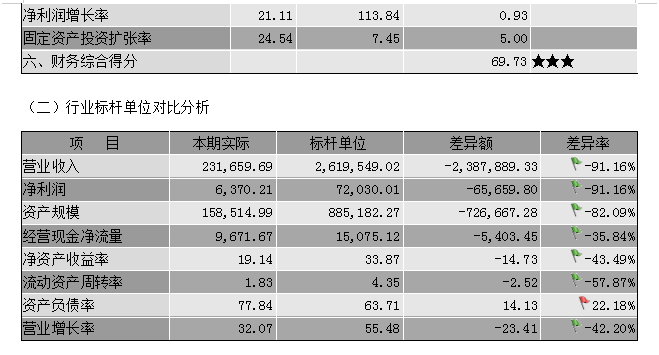 2021企业年度财务分析报告范文（完整版），含趋势分析图，可套用