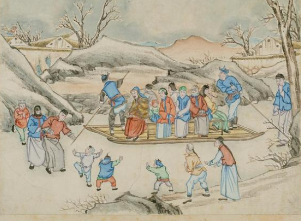 冰球运动起源于哪国(古代趣味时刻:多姿多彩的冰上趣味运动,原来早在