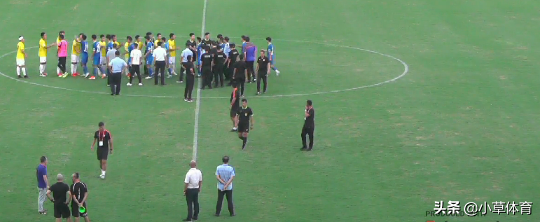 中乙回放app（中乙联赛爆发冲突！中间一度暂停5分钟，尾声阶段两队再次爆口角）