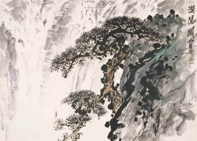 欣赏古今25位名家的松针图，从中感受画幅中的松树之美