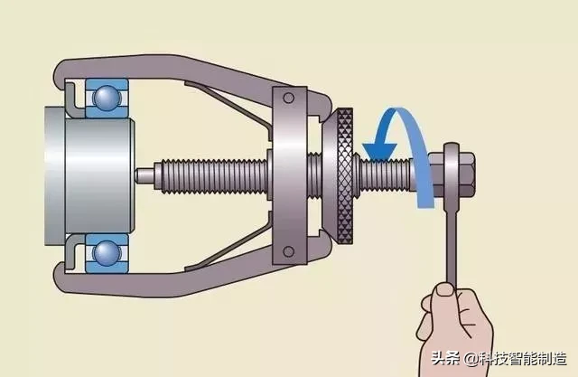 轴承拆卸大法来啦，无损拆卸轴承，什么轴承都能拆哦