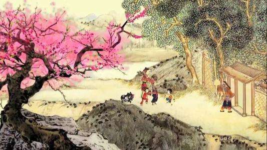 陶渊明《桃花源记》，描绘出了一个世外桃源，是脍炙人口的散文