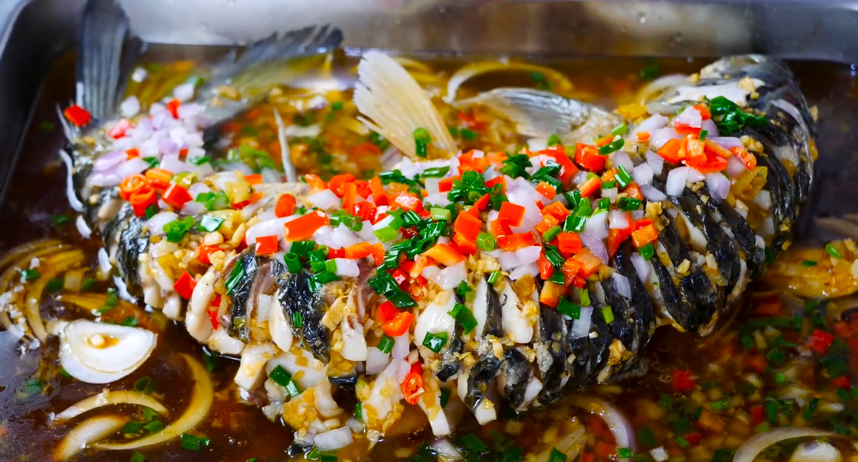 四川跳水鱼怎么做(家庭版跳水鱼做法:只需简单3步,鲜嫩入味,下酒又下