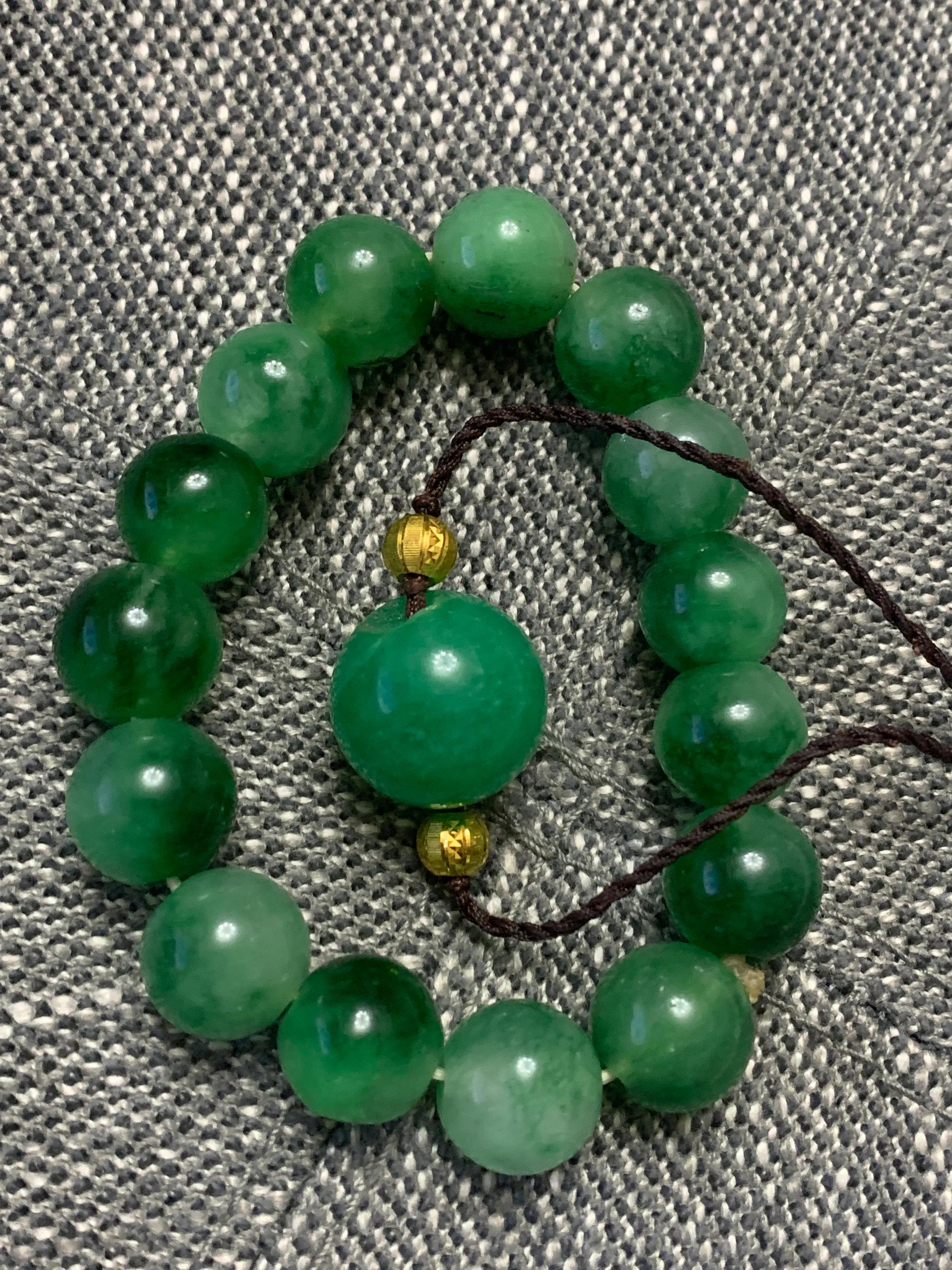 清代老翡翠珠子(翡翠珠子批发) 第1张