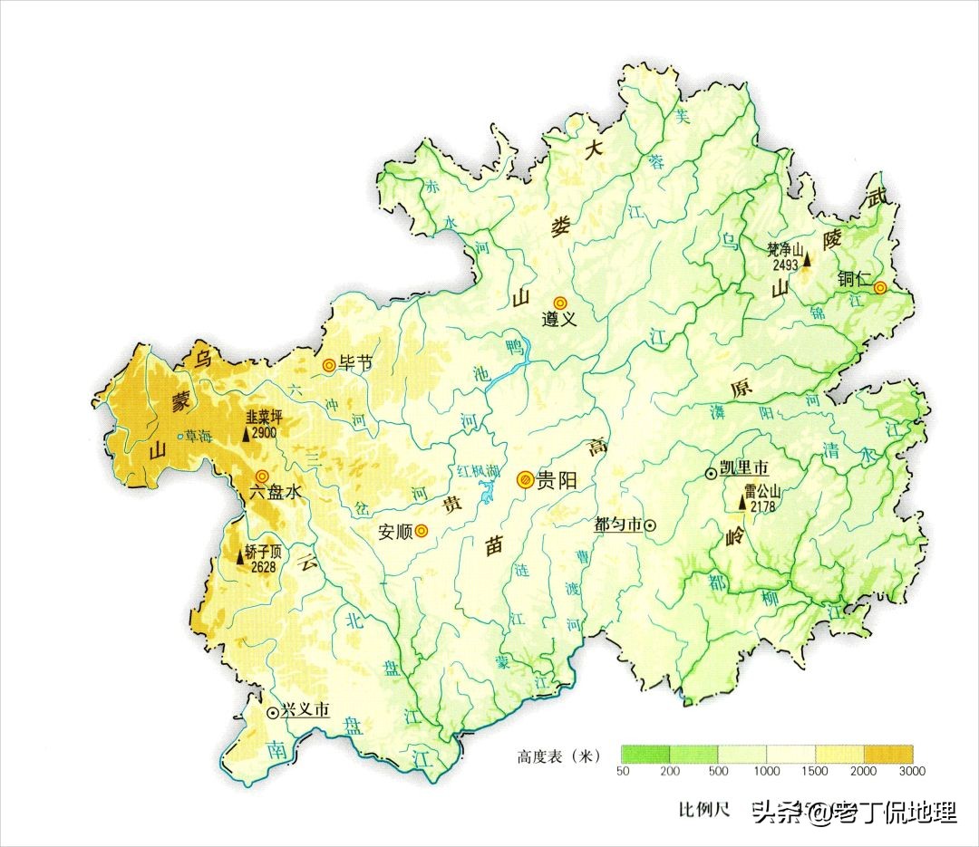 山西河北两省地图（看完就知道这两省的位置在哪）