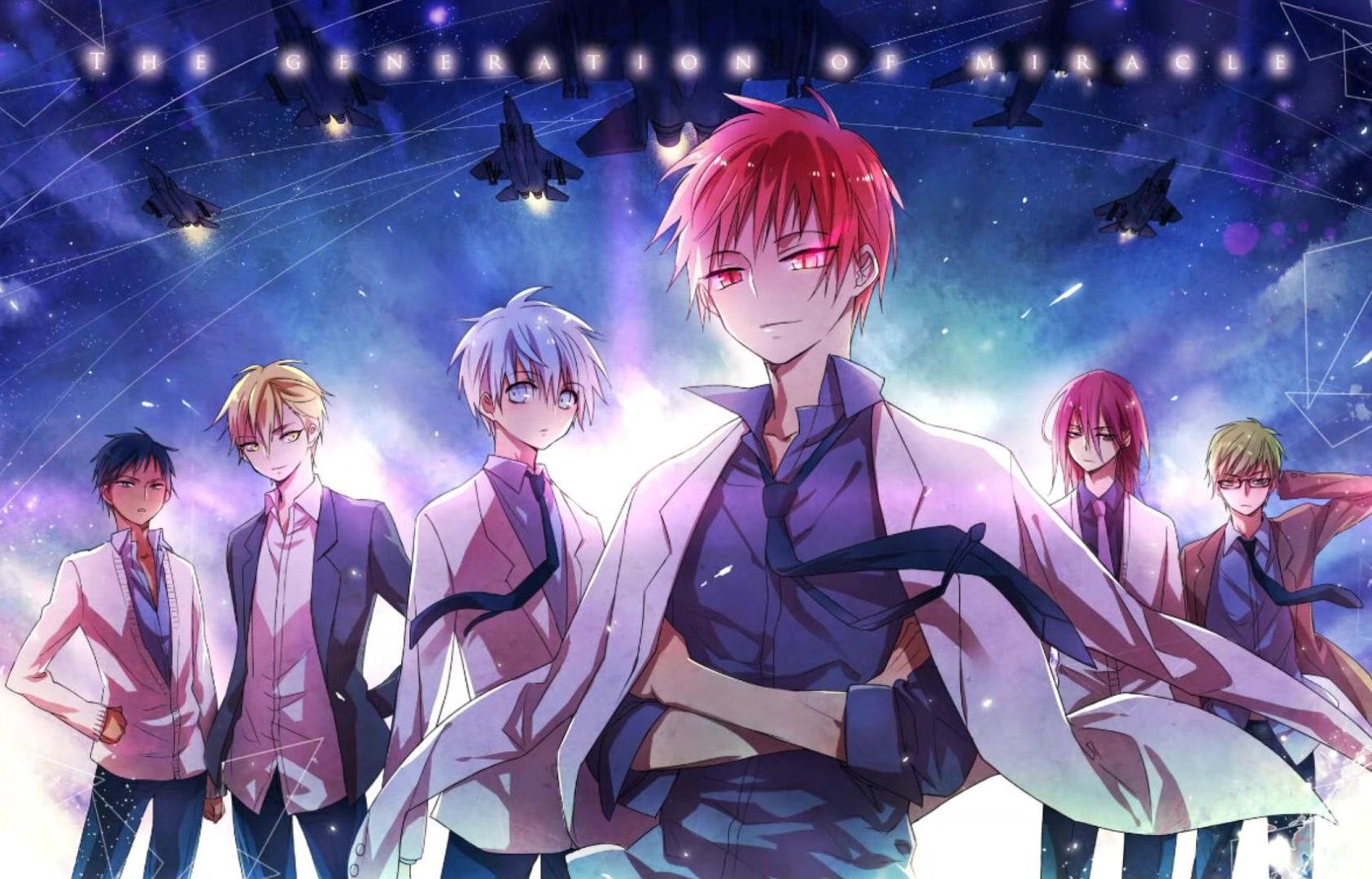 关于篮球的动漫男头(黑子的篮球:"奇迹的世代"六位男神,哪位是你的最