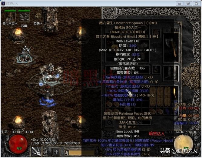 暗黑2纯招死灵法师应选什么盾牌？