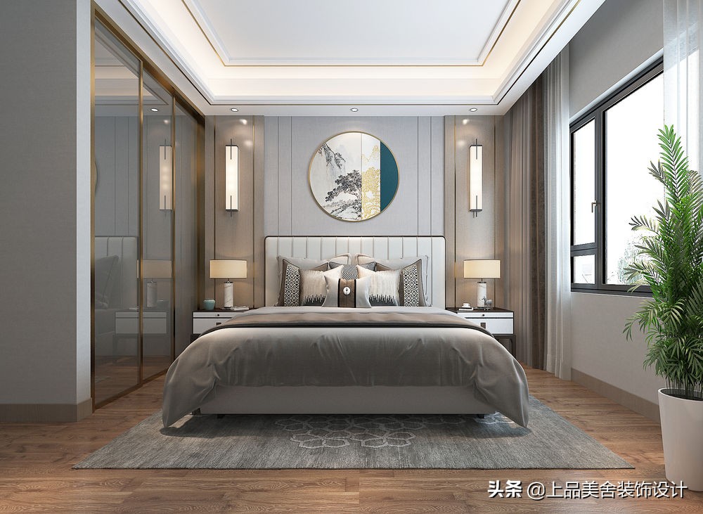 100㎡小户型，以高级灰轻奢调装中式风，精致雅韵，让人一见钟情