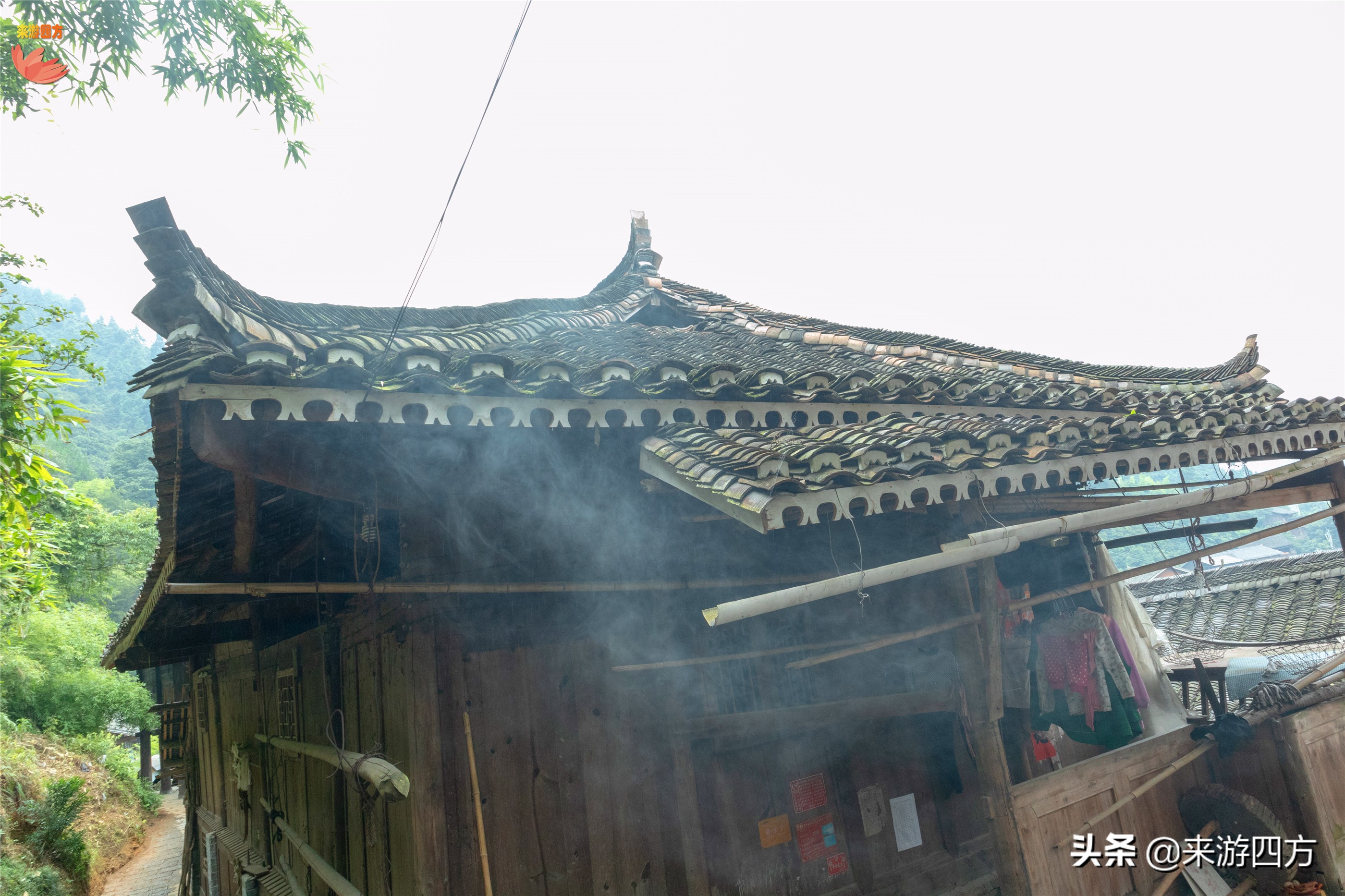 你知道苗族吊脚楼是怎么建的吗，看到新屋框架我惊讶了