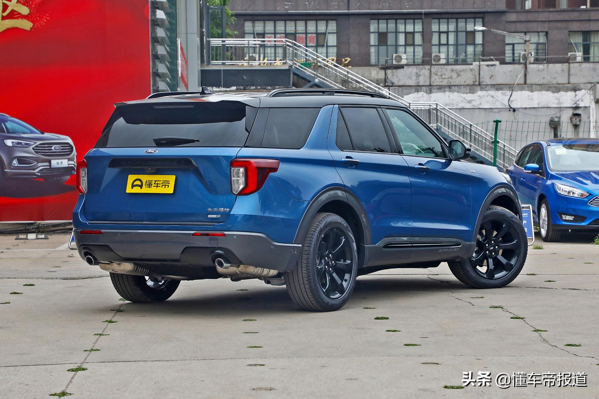 新车 | 竞争途昂X？福特探险者轿跑SUV效果图曝光，酷似宝马X6