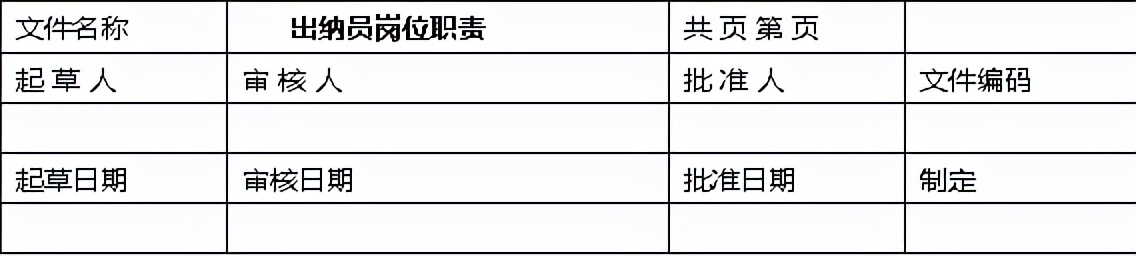 出纳工作内容,出纳工作内容简述