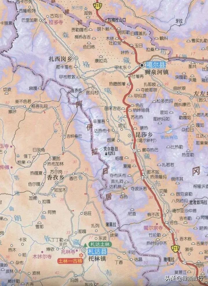 西藏阿里地区札达县，只有1万人的边陲小县