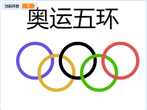奥运会标志可以在画上使用吗(scratch绘制奥运五环)