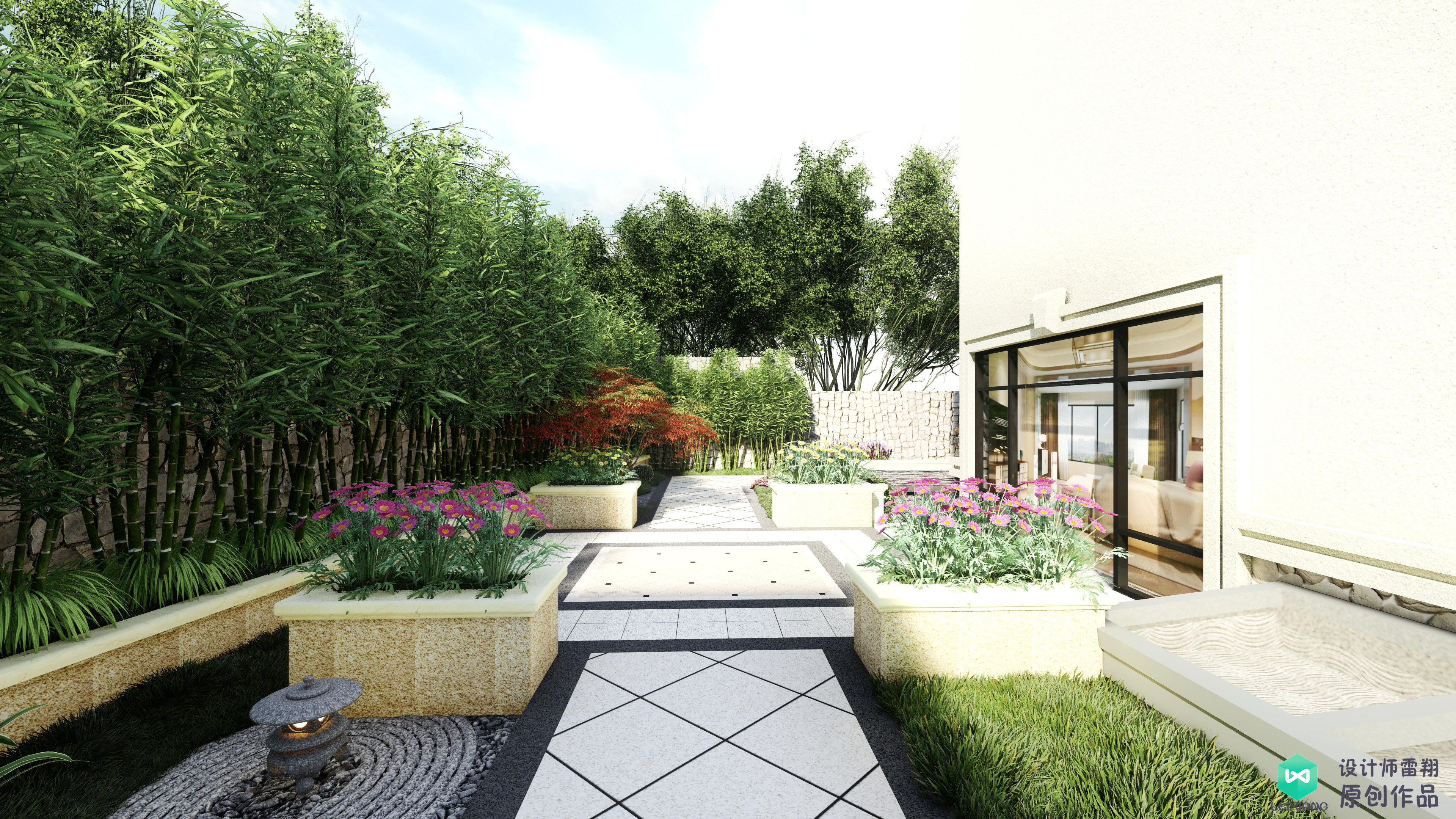 年轻人都喜欢的现代欧式花园,经典永远不会过时