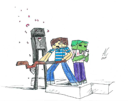 史蒂夫怎么画(我的世界史蒂夫怎么画)-爱妻自媒体