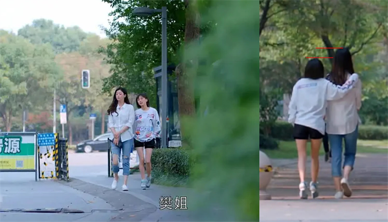 一米五九的王子文，戳破了娱乐圈太多女明星的身高伪装