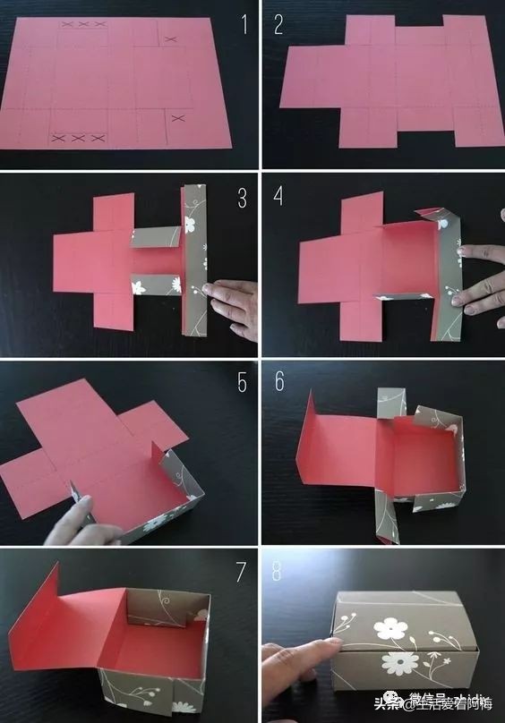 纸艺手工：分享7款简易收纳盒的制作，纸盒子就该这样折，附教程