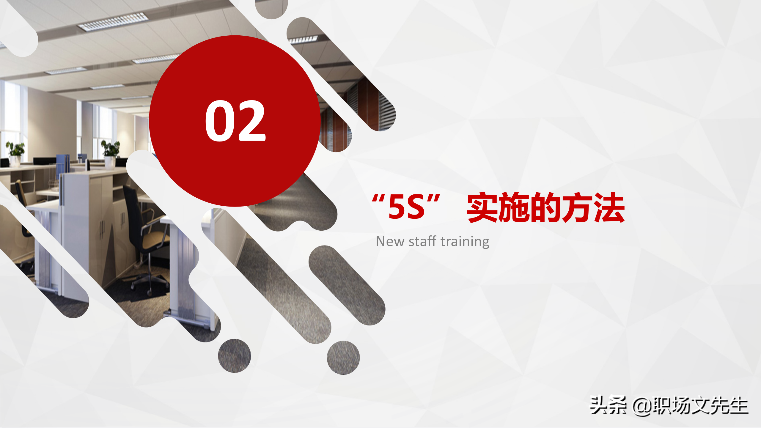 5S活动始于素养，终于素养，29页5S管理培训PPT，5S实施的方法