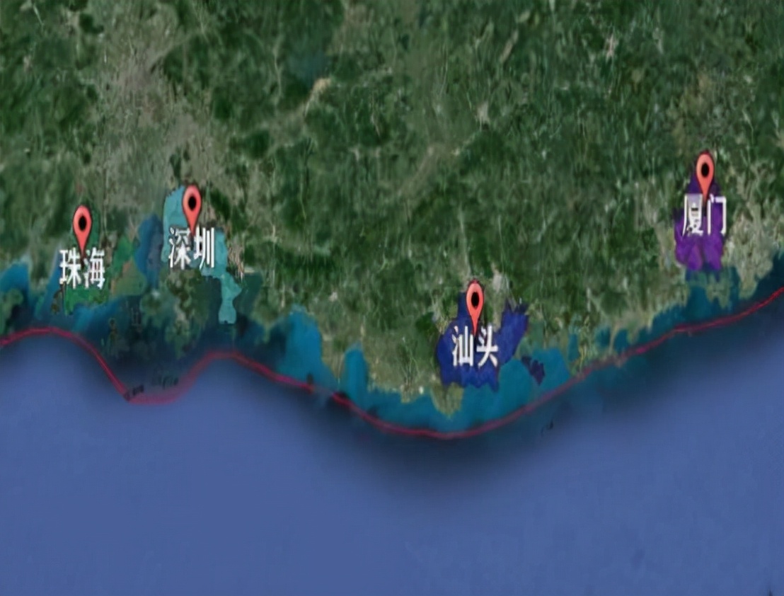 罗湖区：商业中心，罗湖商业城，地王大厦，老街地铁站，娱乐场所多。盐田区：港口，旅游景点。南山区：高科技产业区，大学区。福田区：金融中心，会展中心。