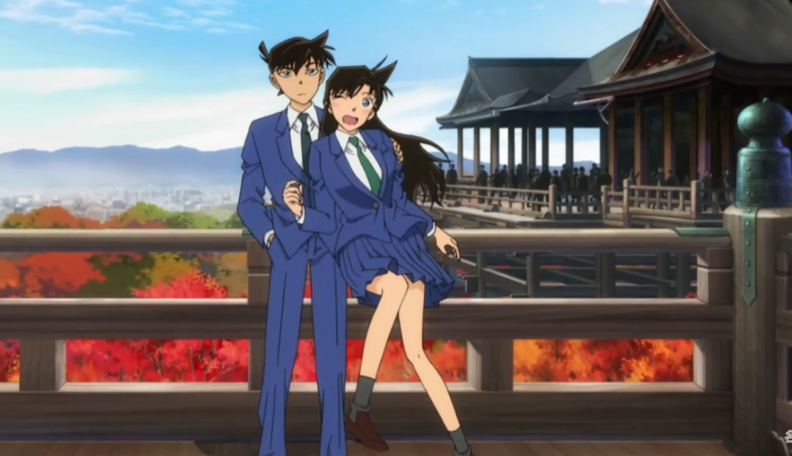 园子叫小兰"工藤太太",还称呼小兰新一"两口子"