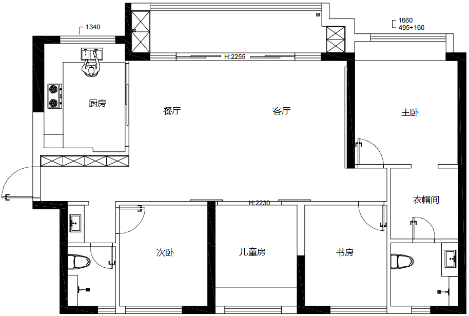 多人电竞房(136㎡精装房竟藏有酷炫电竞室？堪称游戏er的梦想家)