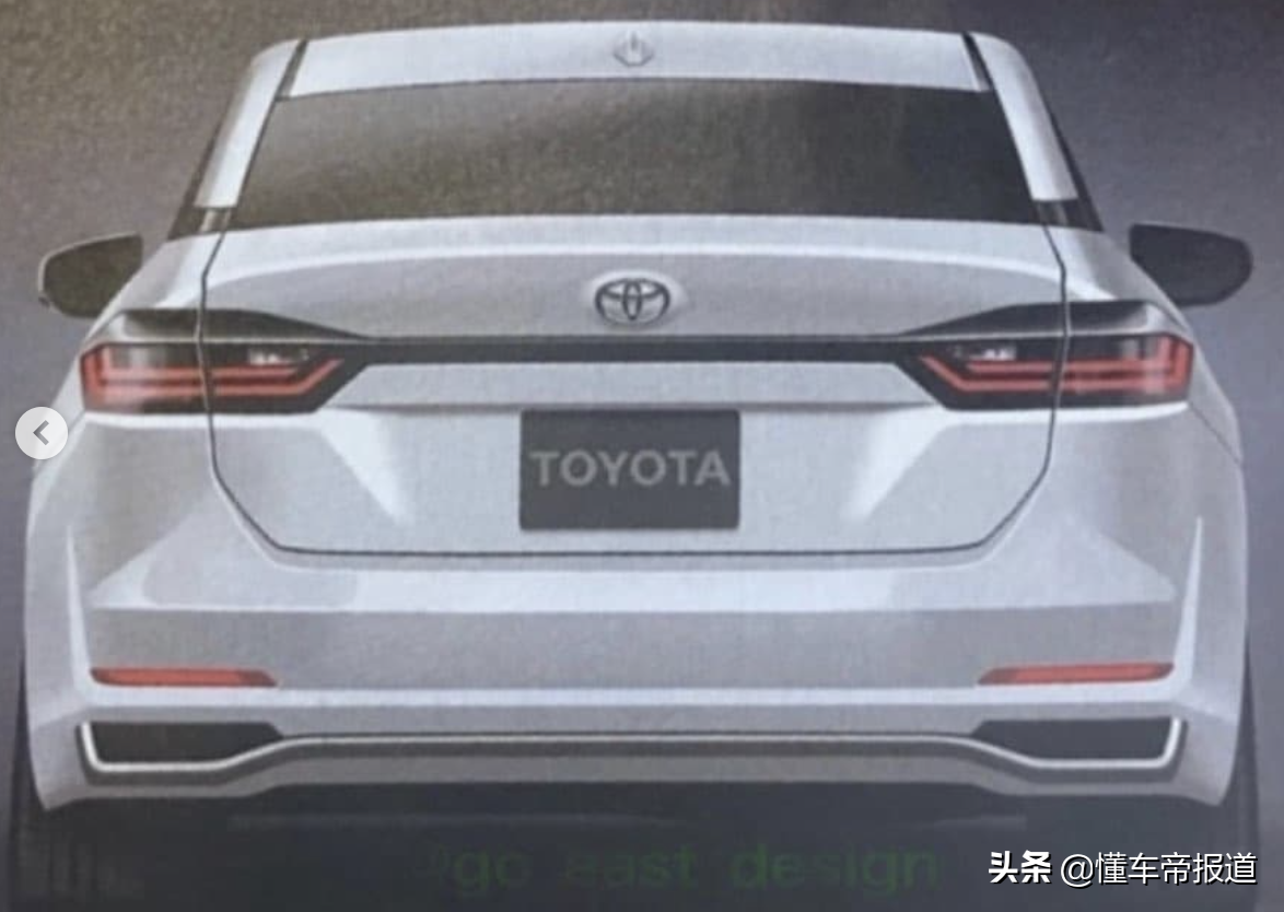 新车 | 四驱+溜背设计，丰田一代皇冠效果图，比奥迪A6拉风？