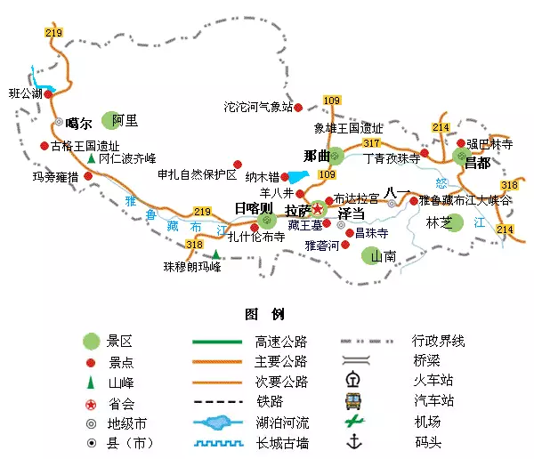 全国旅游地图精简版，收在手机里很方便