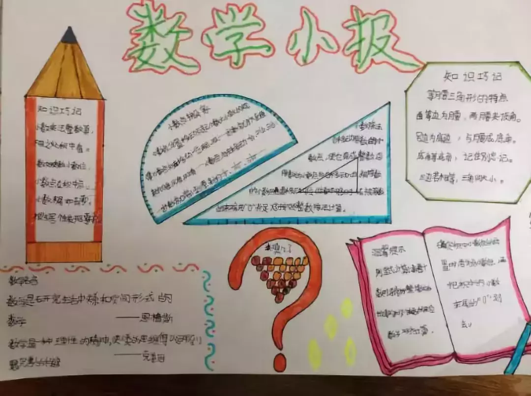 数学手抄报文字内容简单（数学手抄报 文字内容）-第23张图片-科灵网