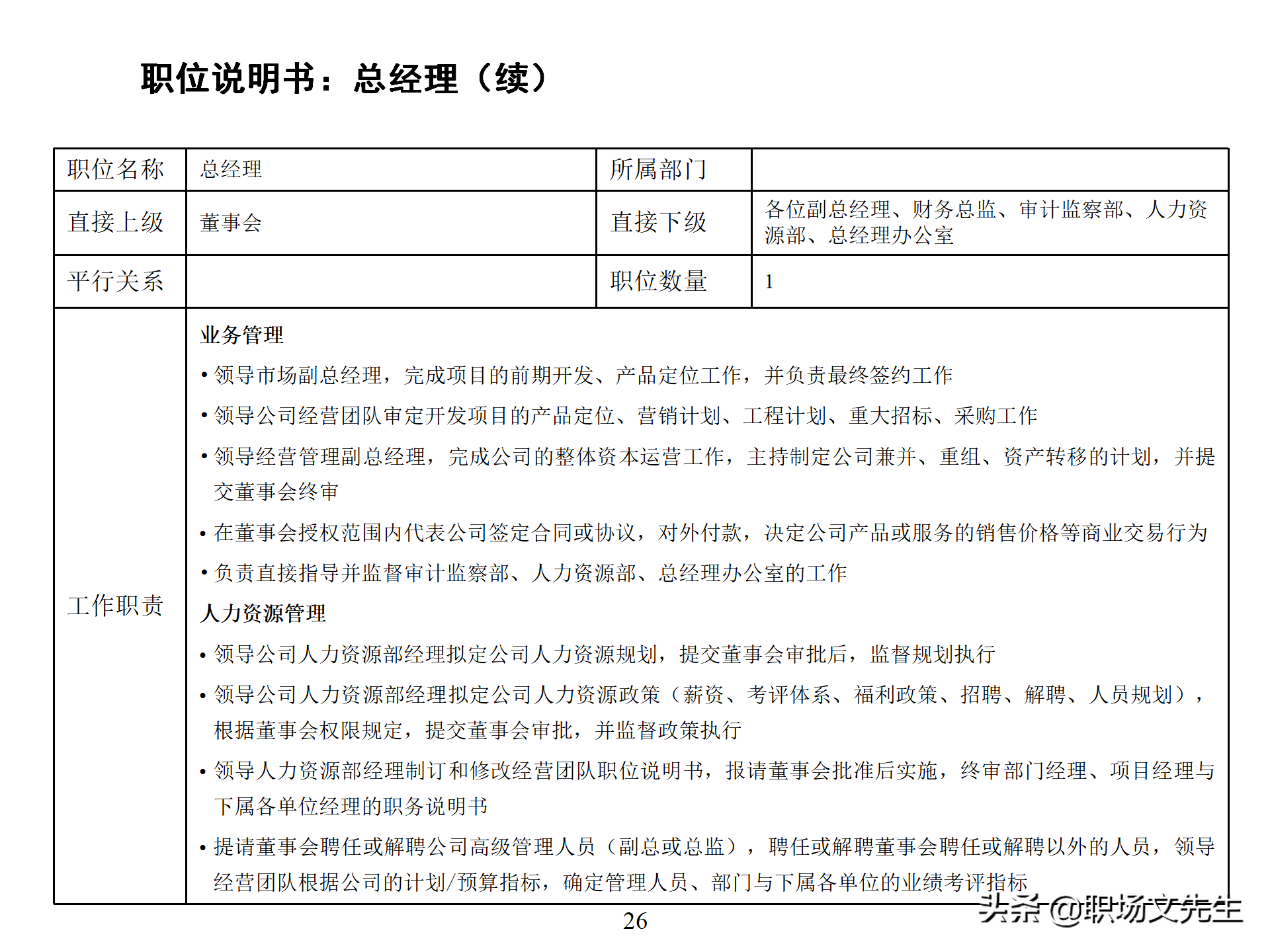 万科集团总监分享：93页房地产公司组织结构、部门职能、岗位职责