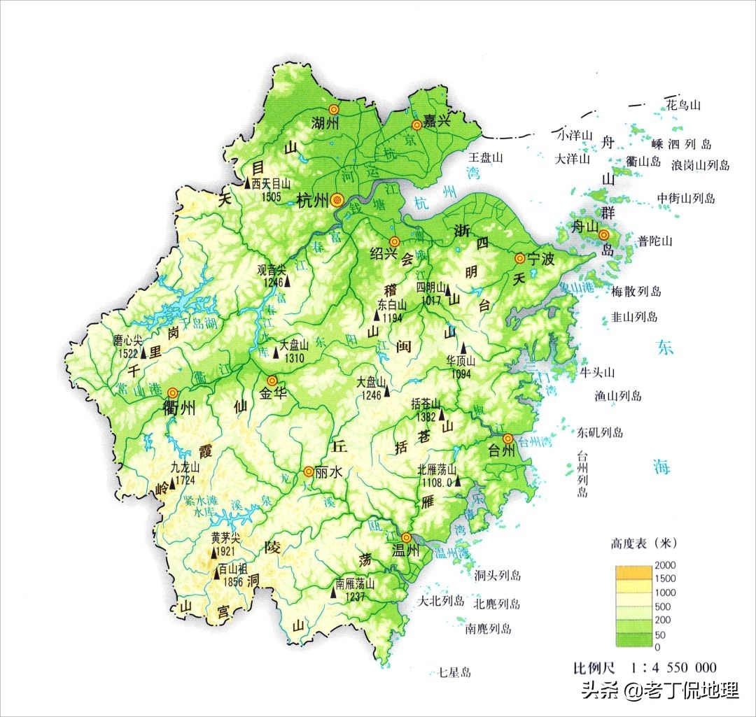 山西河北两省地图（看完就知道这两省的位置在哪）
