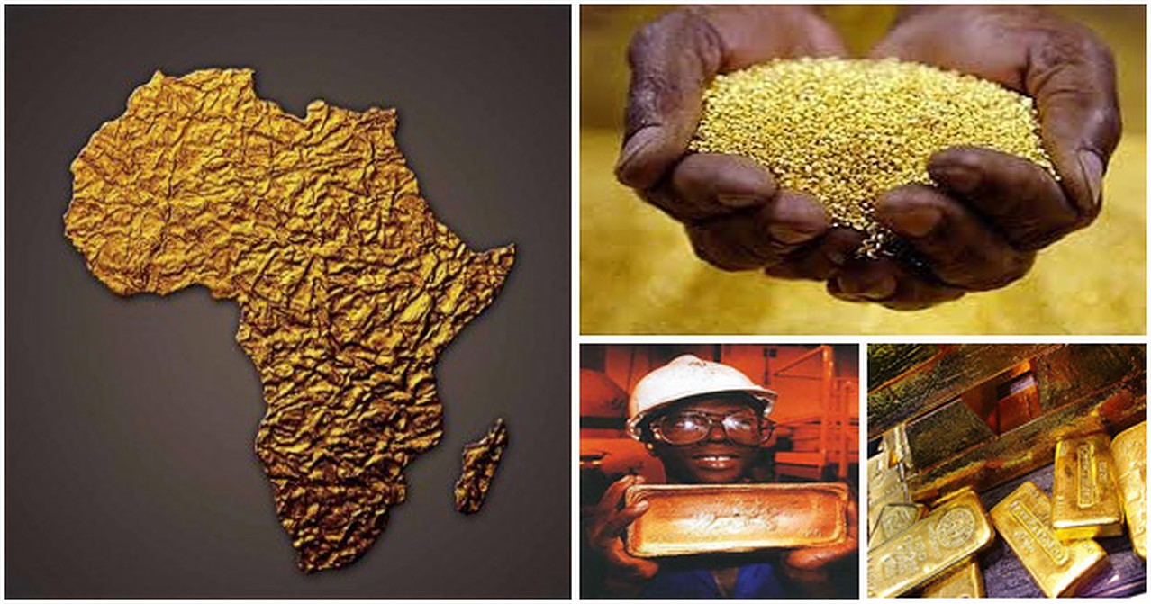 南非遥遥领先于非洲其他国家,因为黄金矿产资源丰富,让非洲人无时无刻