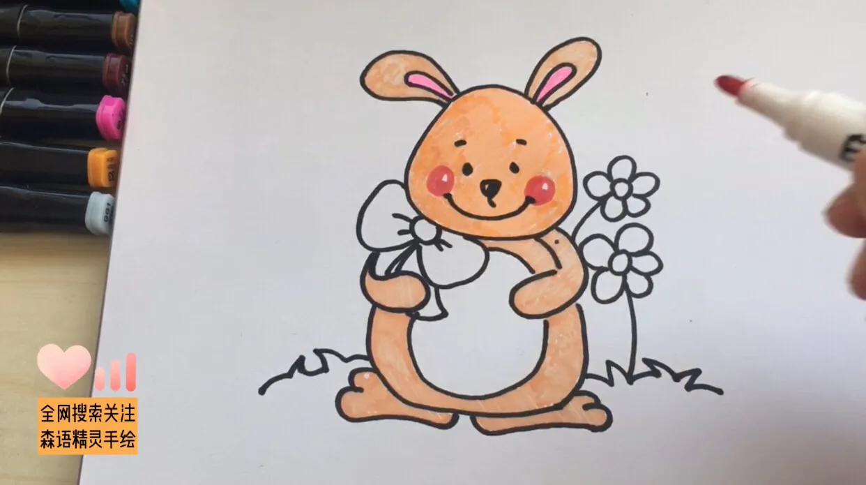 干货！学画可爱的小兔子简笔画，步骤超详细的图文教程