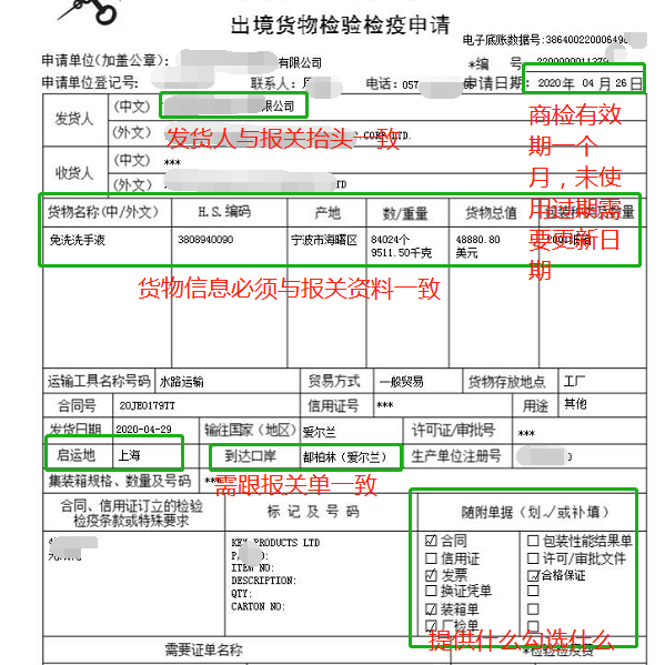 进出口货物商检相关知识小结