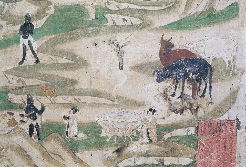 敦煌壁画中的山水画