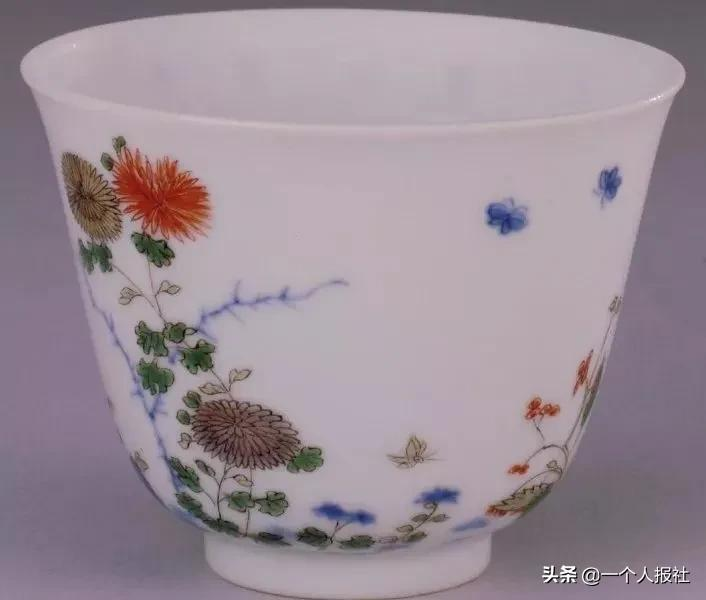 清康熙“十二花神杯”