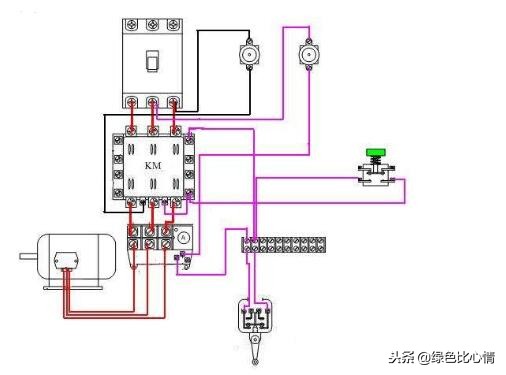 行程开关接线图大全