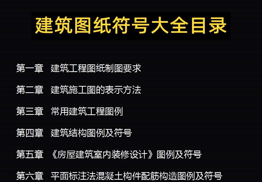 施工图纸符号怎么看？建筑施工图纸符号大全，类别分明一看就会