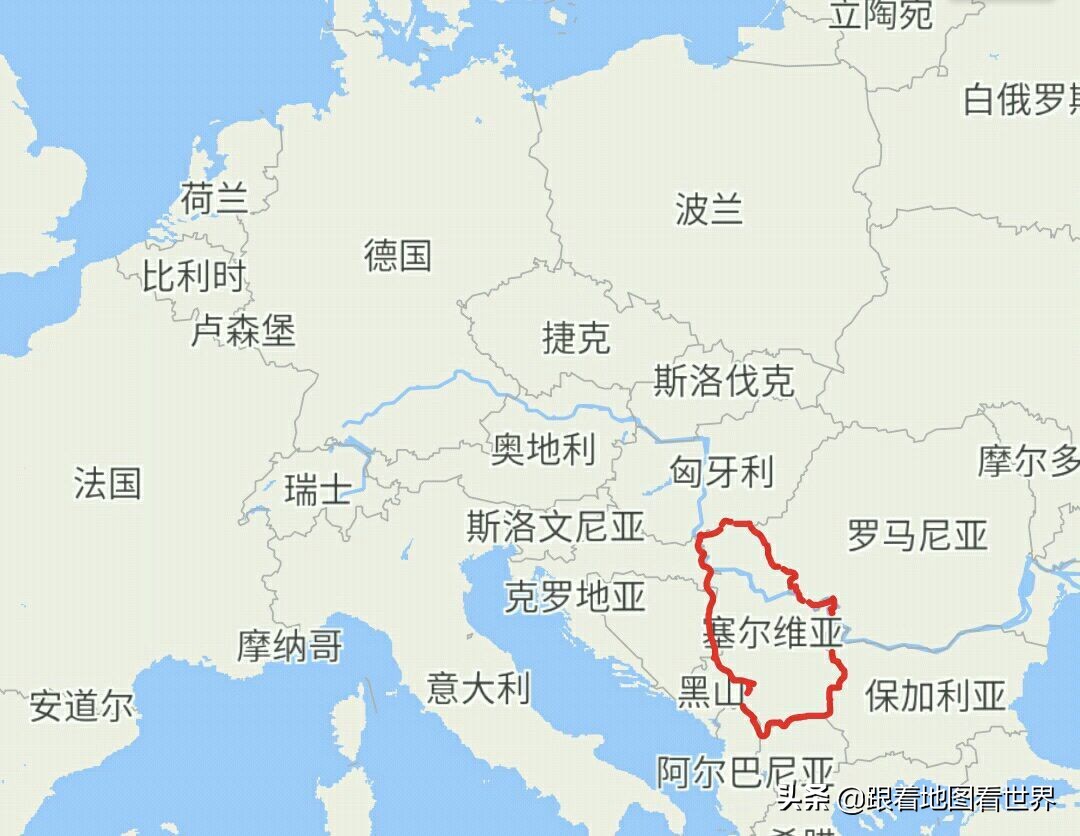 塞尔维亚位于地图的哪个位置（科索沃：塞尔维亚的自治省，为什么一直闹独立？）