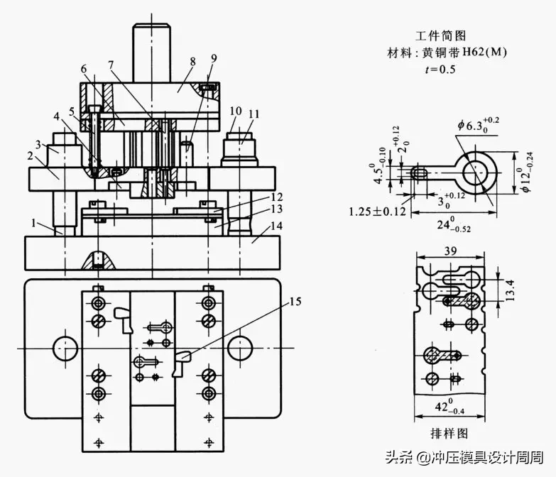 干货分享：五金汽车冲压模具之冲裁模的结构构造