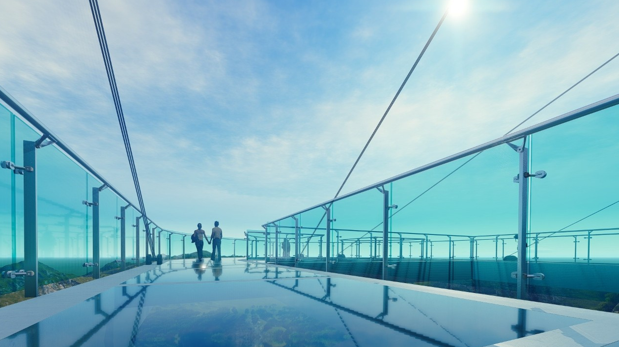 南阳打造"高空玻璃悬廊",玩一次50元,你去不去?