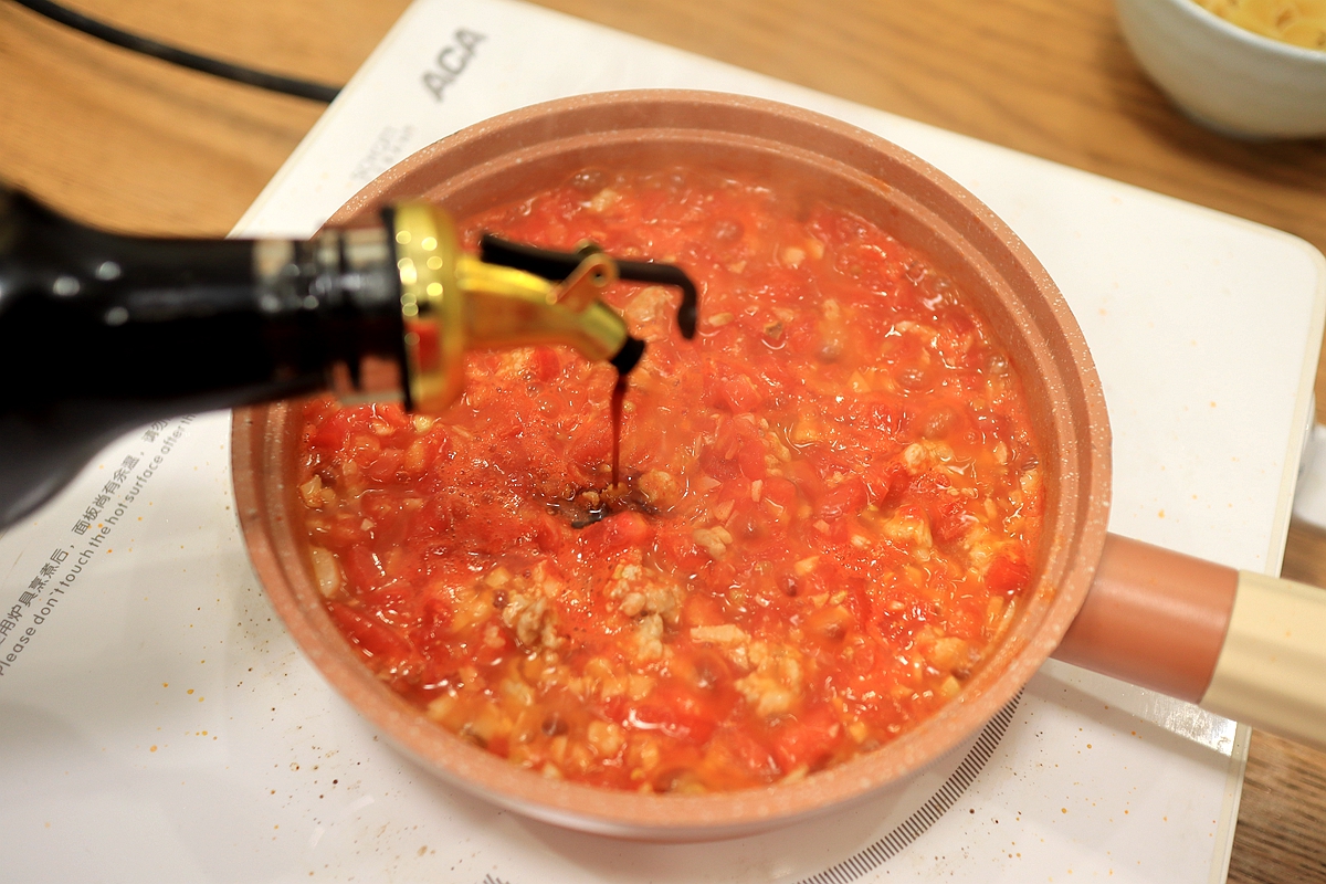 懒人的番茄酱意大利面（番茄肉酱意面的家常做法低脂开胃）