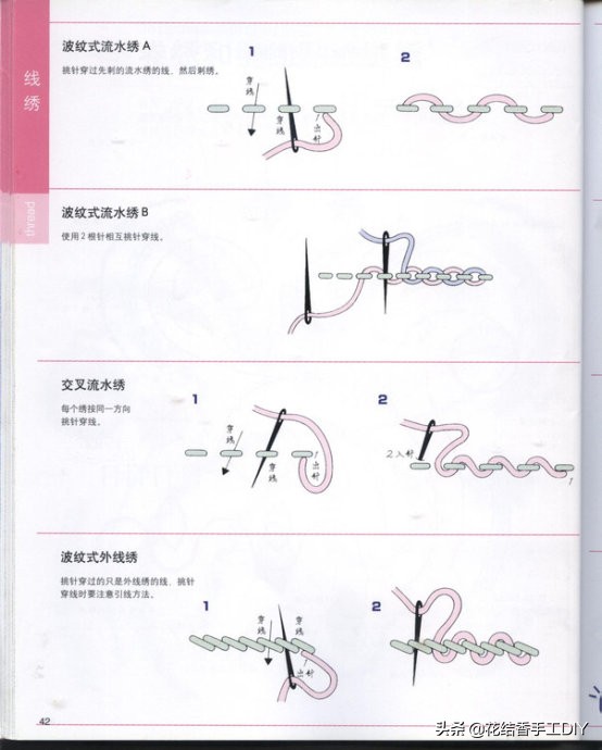 一本非常棒的刺绣书，N种刺绣手法，超详细，值得收藏