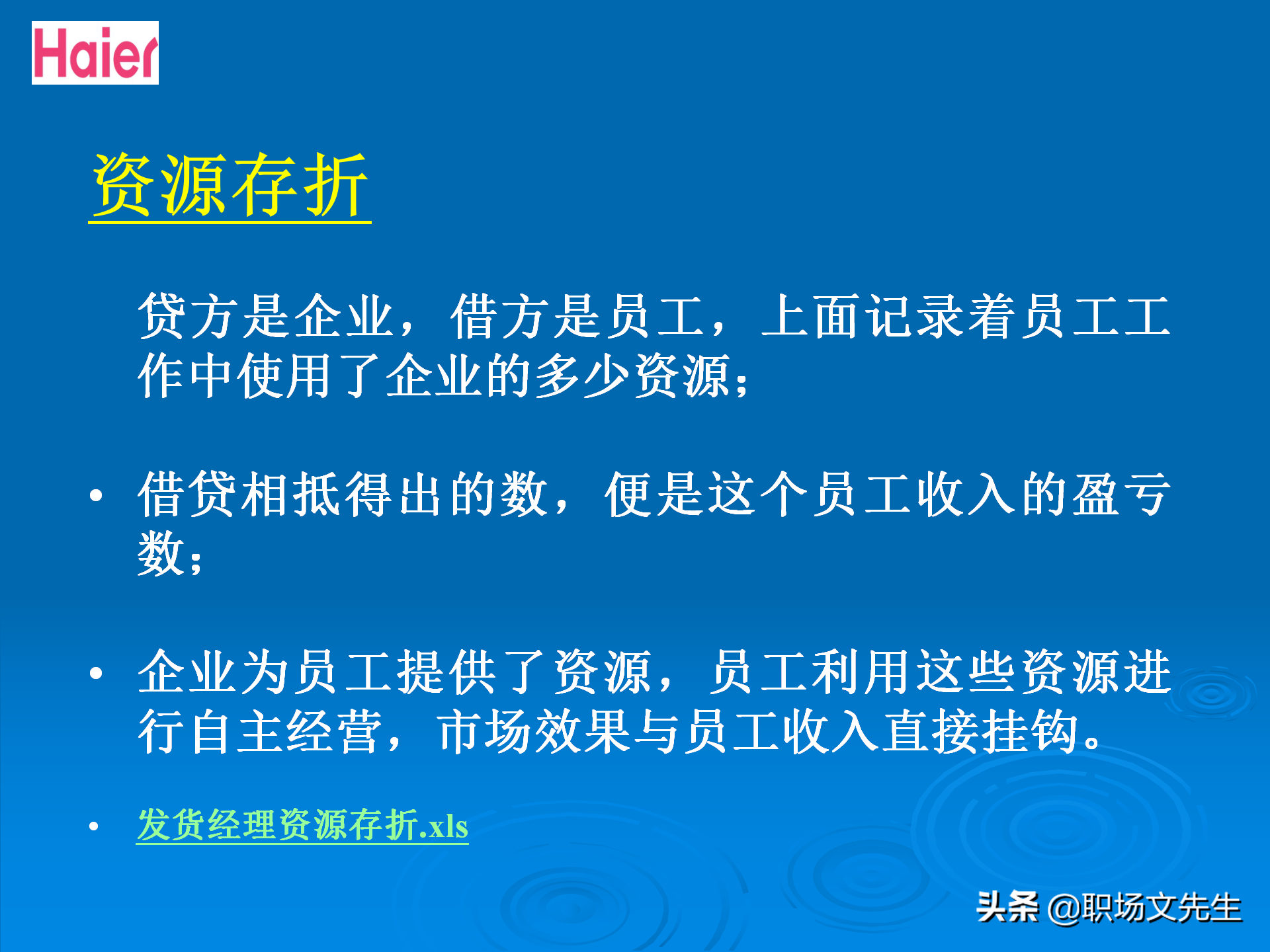 日事日毕，海尔告诉你真实的管理模式：48页海尔的OEC管理