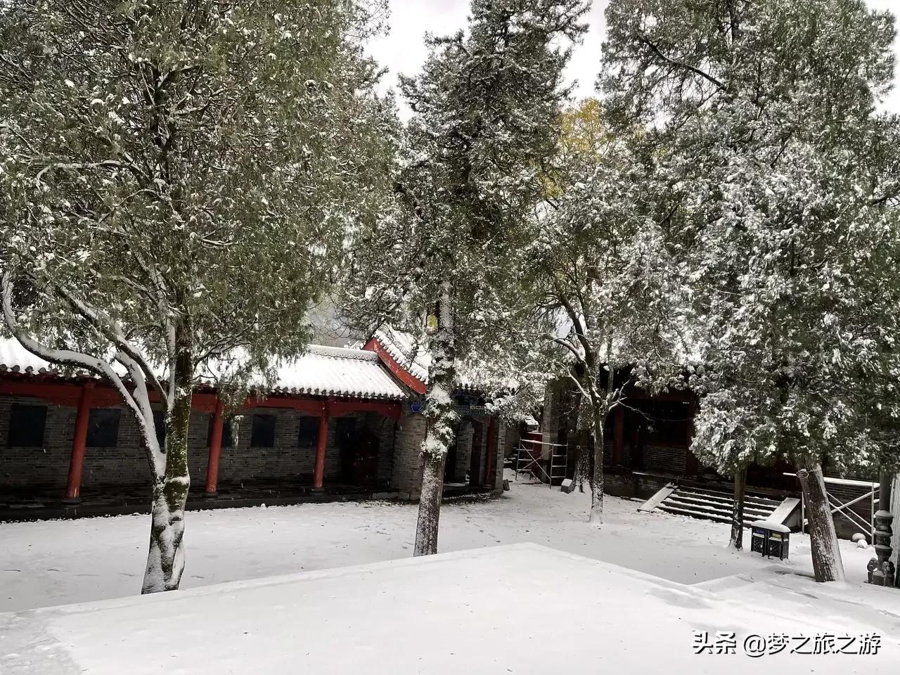 北京在立冬第一天迎来初雪，我们快来看首都的2021年冬第一场雪景