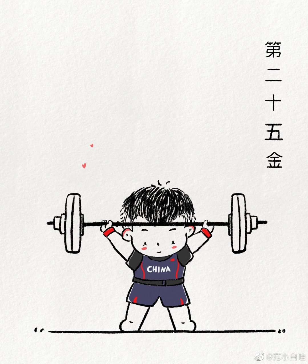 怎么画奥运会冠军简笔画（超萌超可爱的奥运金牌简笔画）