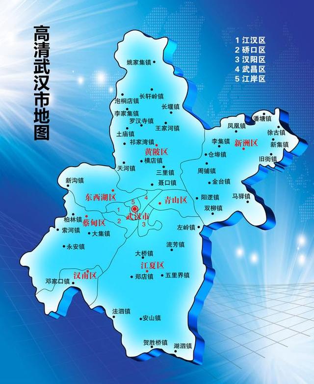 湖北省各城市管辖区面积排名！