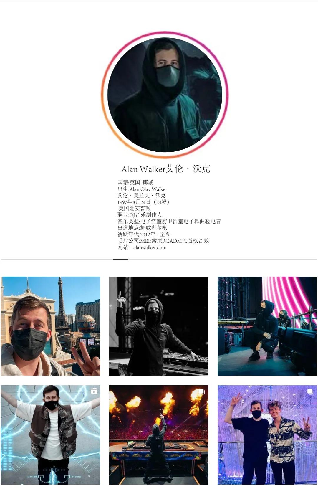 Alan Walker 艾伦·沃克(P20)