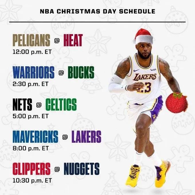 nba為什么不播凱爾特人隊了</h2>

<p>　　這是新賽季前三個比賽日的部分全國直播場次賽程，以下時間均為北京時間</p>

<p>　　12月23日</p>

<p>　　籃網vs勇士 8：00</p>

<p>　　湖人vs快船 11：00</p>

<p>　　12月24日</p>

<p>　　凱爾特人vs雄鹿 8：30</p>

<p>　　太陽vs獨行俠 11：30</p>

<p>　　12月26日</p>

<p>　　熱火vs鵜鶘 1：00</p>

<p>　　雄鹿vs勇士 罷賽3：30</p>

<p>　　凱爾特人vs籃網6：00</p>

<p>　　湖人vs獨行俠 9：00</p>

<p>　　掘金vs快船 11：30</p>

<p>　　<img alt=