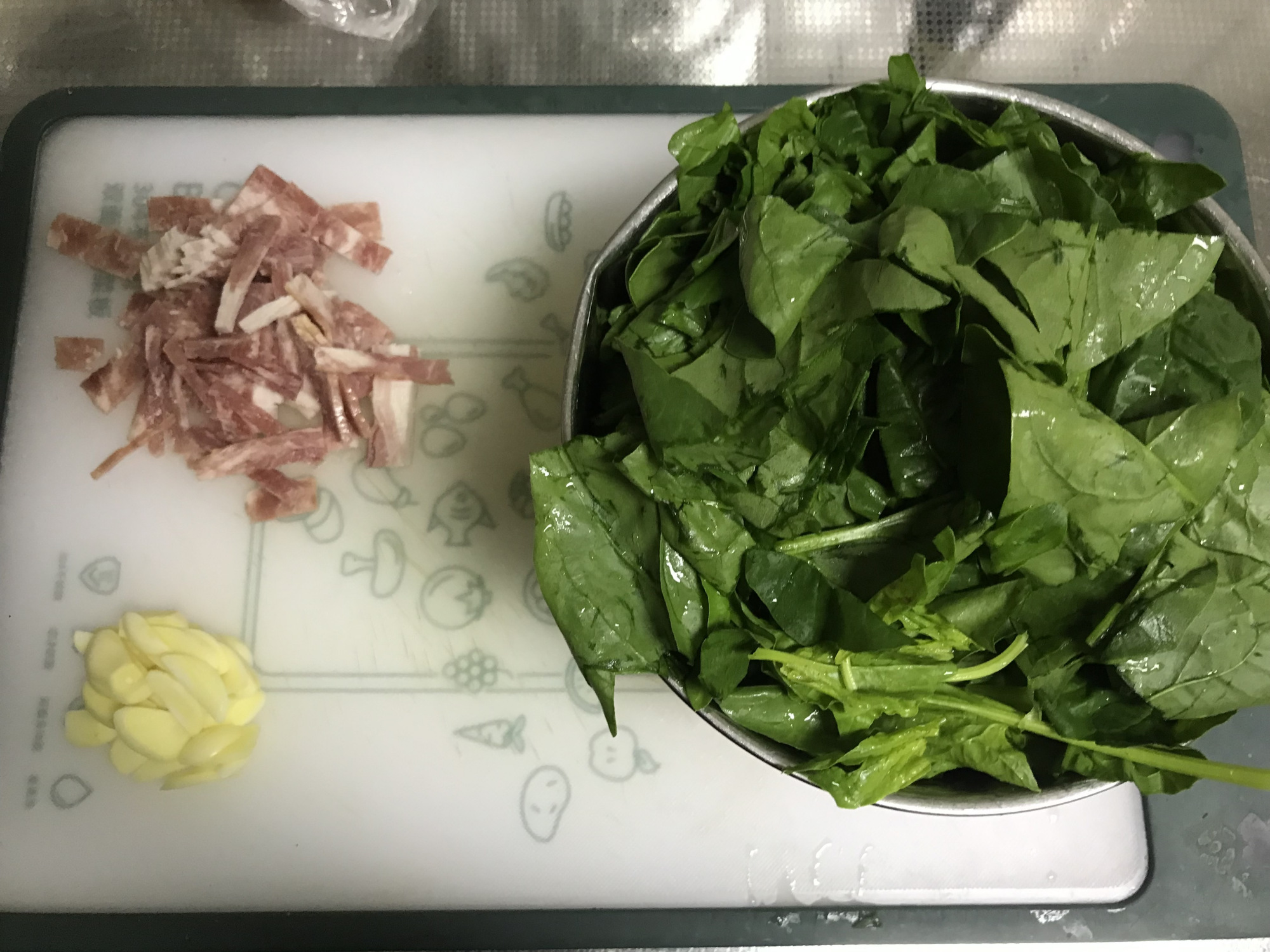 图片[4]-【培根菠菜】做法步骤图 补铁补钙身体棒-起舞食谱网