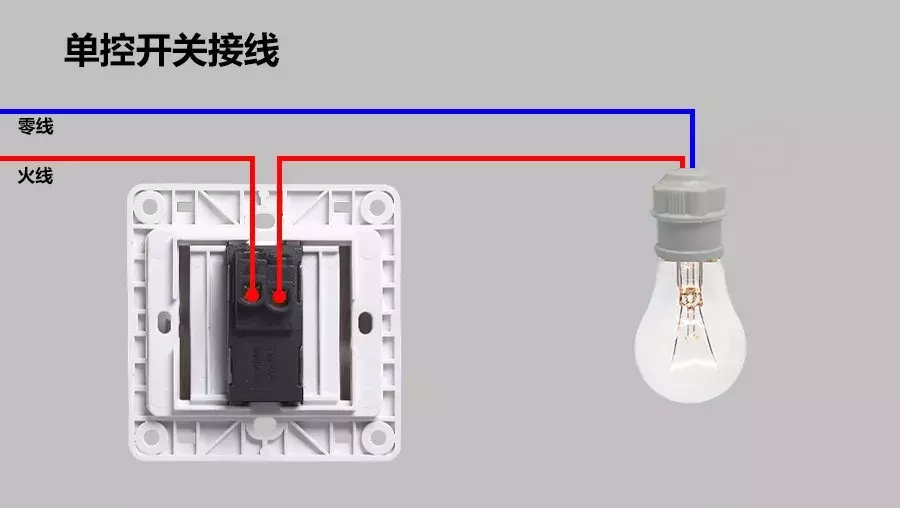 墙壁开关插座安装接线图解